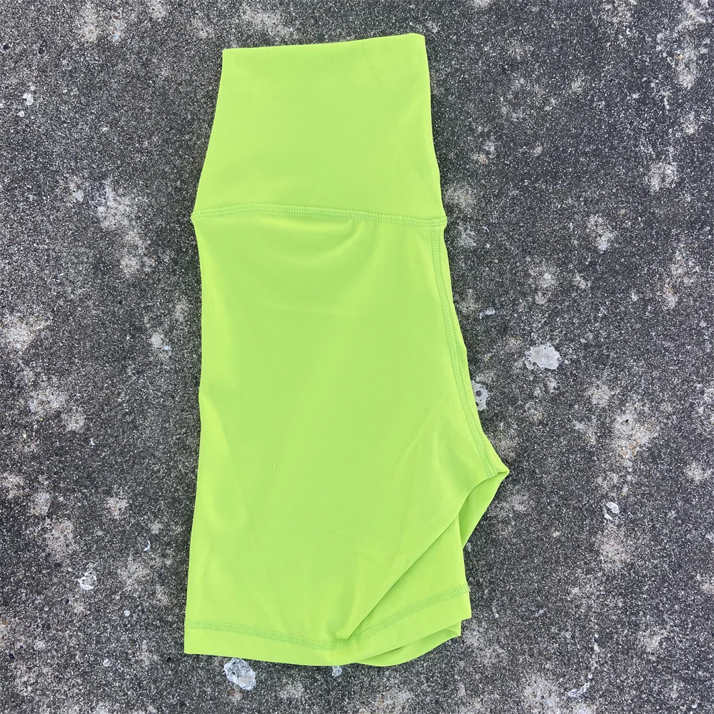 Women's High-Waist Cycling and Fitness Shorts with Built-In Pocket