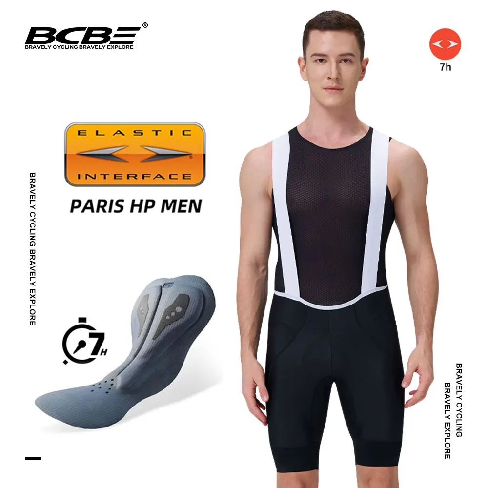 Cycling bib shorts cycling shorts cycling pants BCBE Men Cycling Bib Shorts outdoor wear bike ride 7 hours elastic interface padded riding bib tights pro road bicycle shorts