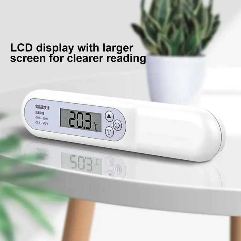 Food Temperature Meter Instant Read Food Temperature Sensor Meat Temperature Gauge Temperature Meter Food Thermograph For Grill 5