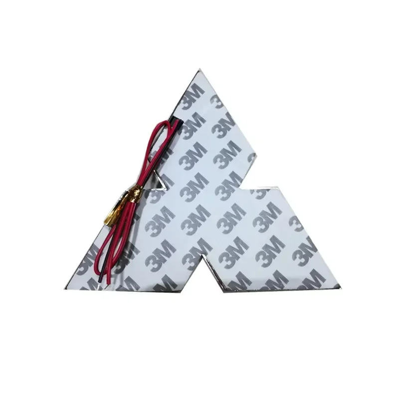 자동차 전면 후면 엠블럼 글로우 LED 배지 라이트, 미쓰비시 랜서 9 10 ASX L200 콜트 파제로 아웃랜더 이클립스 EVO 갈란트용