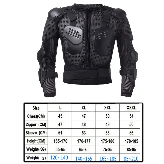 Veste de protection pour moto, équipement d'équitation, armure pour la poitrine, initiée à la colonne vertébrale, corps entier 3