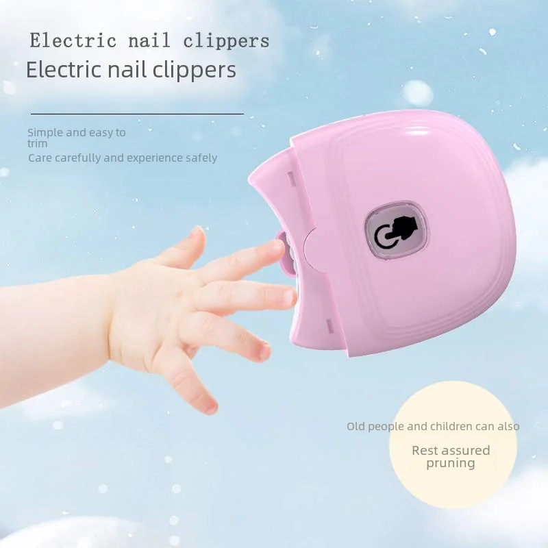 자동 전기 손톱깎이  야간 조명 매니큐어 페디큐어 도구, 어린이 및 성인용 플라..