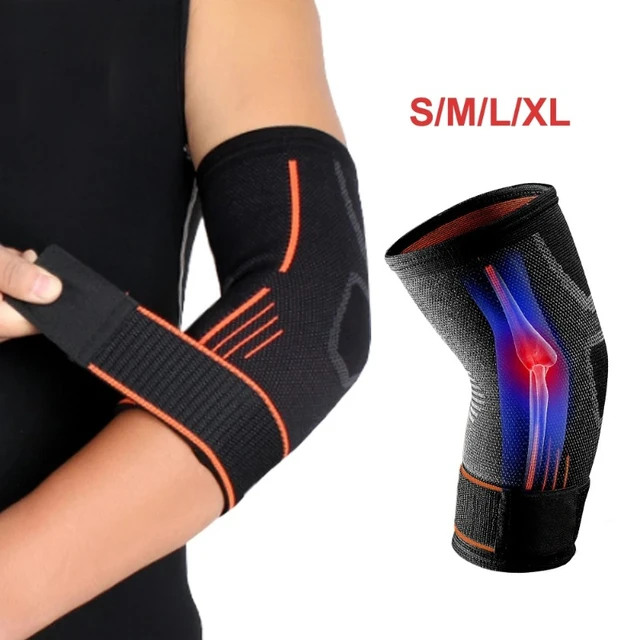 1Pcs Fitness Elbow Brace Compression Support Sleeve for Tendonitis Tennis Elbow Golf Treatment - Reduce Joint Pain 1Pcs Fitness Elbow Brace Compression Support Sleeve for Tendonitis Tennis Elbow Golf Treatment - Reduce Joint Pain