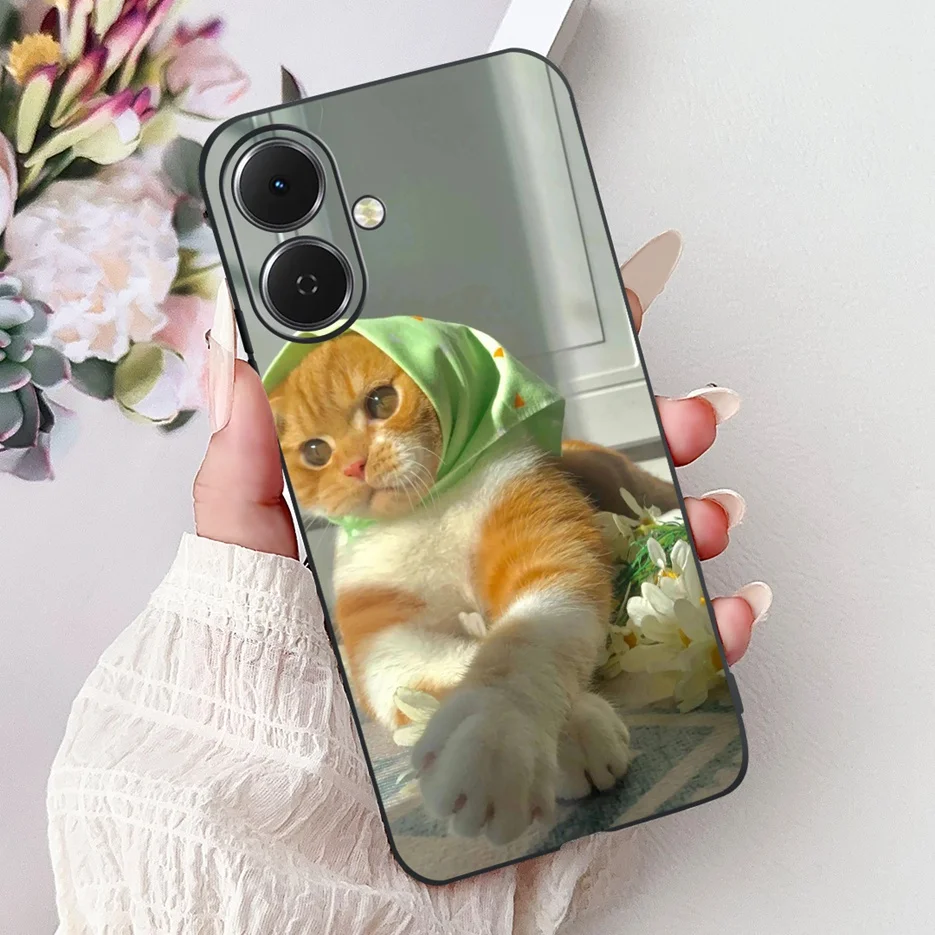 Stylish Painted Soft Silicone Phone Case - Vibrant Design Back Cover