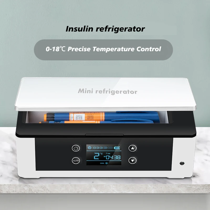 12V 15W Portable Insulin Cooler Box Small Car Refrigerator Medicine Refrigerator household Fridge nevera para coche