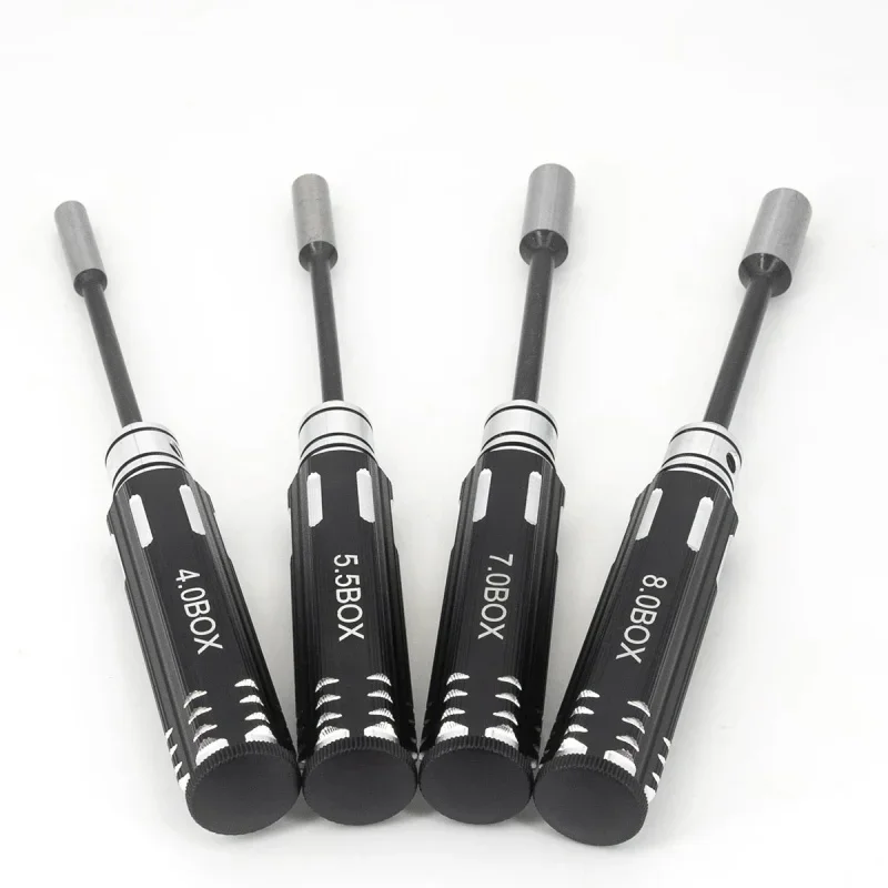 육각 스크루 드라이버 4.0mm 5.5mm 7.0mm 8.0mm 스크루 드라이버 세트 육각 너트 소켓 렌치 RC FPV 드론 자동차 보트 도구용