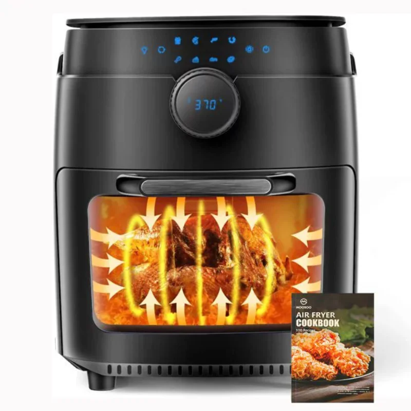 

Moosoo Air Fryer Oven with 12.7Qt, 8 Preset Modes, Digital Display, Easily Clean, MA50
