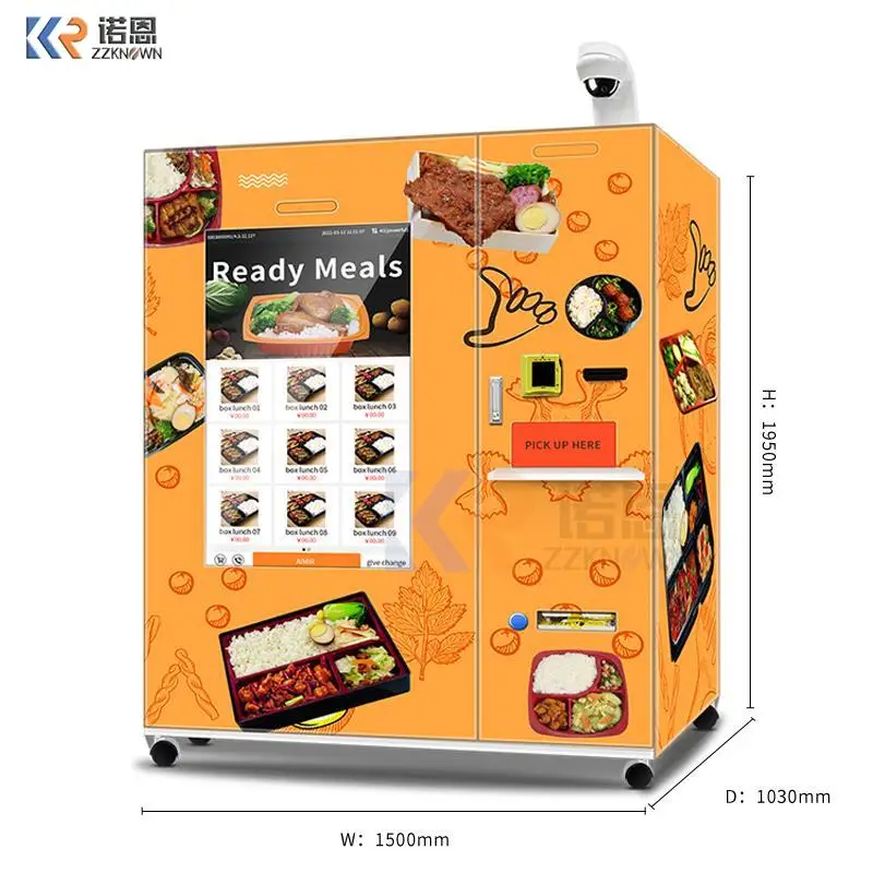 Hot Food Vending Machine with Whole Air Heated 