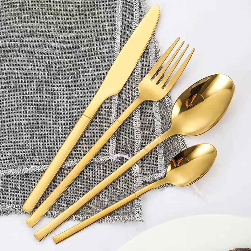 1/4/20 Pcs Stainless Steel Flatware Set, Mirror Polished Cutlery Utensil Set Include Fork Knife Spoon Set, Dishwasher Safe