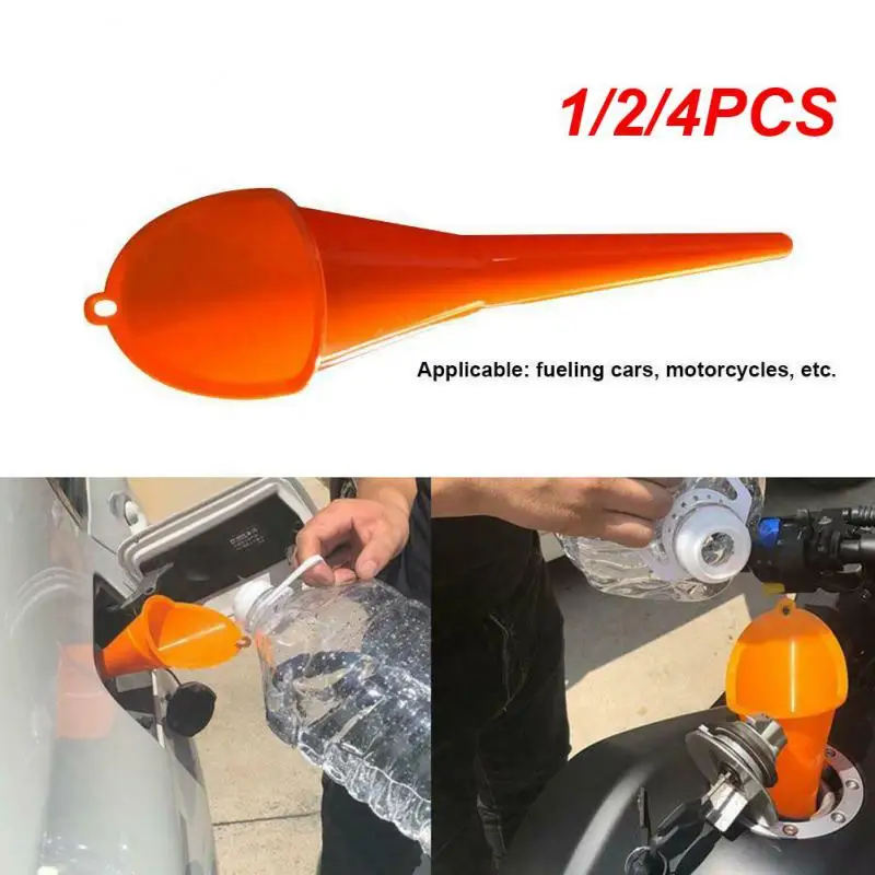 

1/2/4PCS Car Oil Filling Fill Funnel Motorcycle Forward Control Bike Transmission Crankcase Fuel Saver Wear-resistant Oil