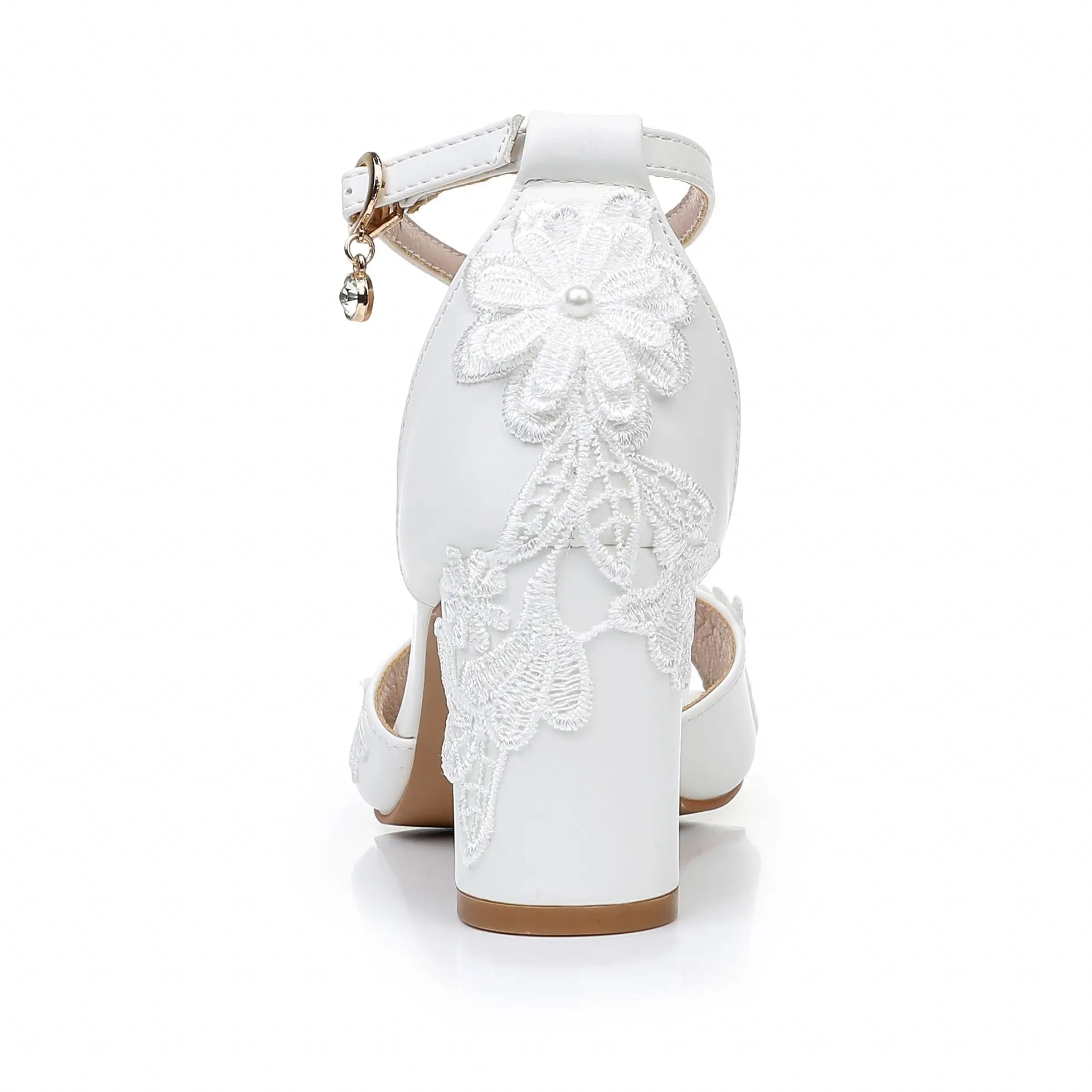 S8dab7a1b06ac4e13bfeae8e0ee2eb92az Elegant White Lace Pearl Ribbon Open Toe High Heels for Weddings