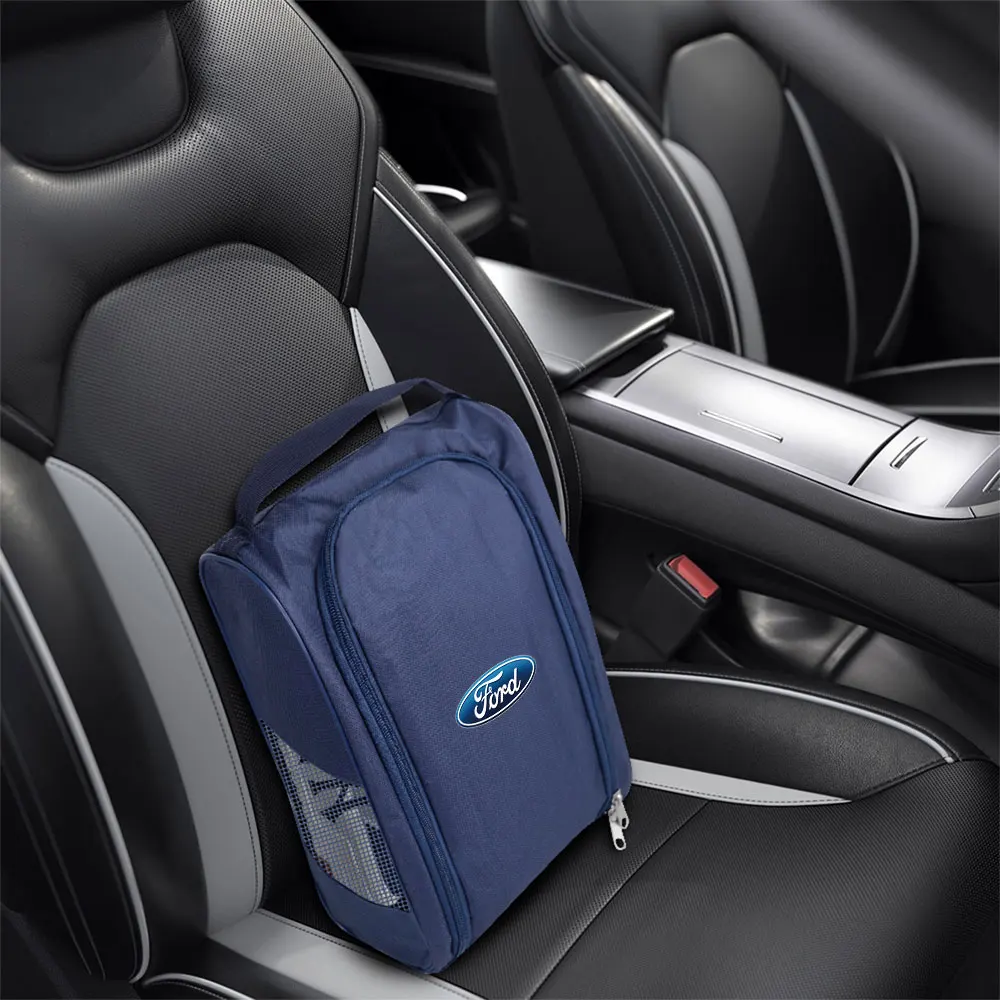 1 Stück tragbare Auto-Golftasche, staubdicht, für Fußball, Tennis, Schuhtasche für Ford Mustang Foose Explorer Mondeo Shelby Fiesta Fusion ST – Detail 10
