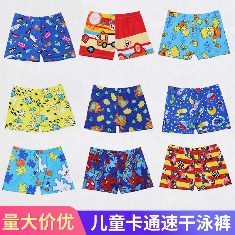 

Пляжные шорты с мультяшным принтом для мальчиков 2-8 лет