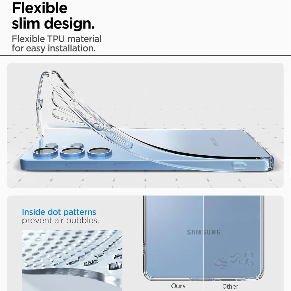 Clear Silicone TPU Soft Back Cover - Transparent Phone Case