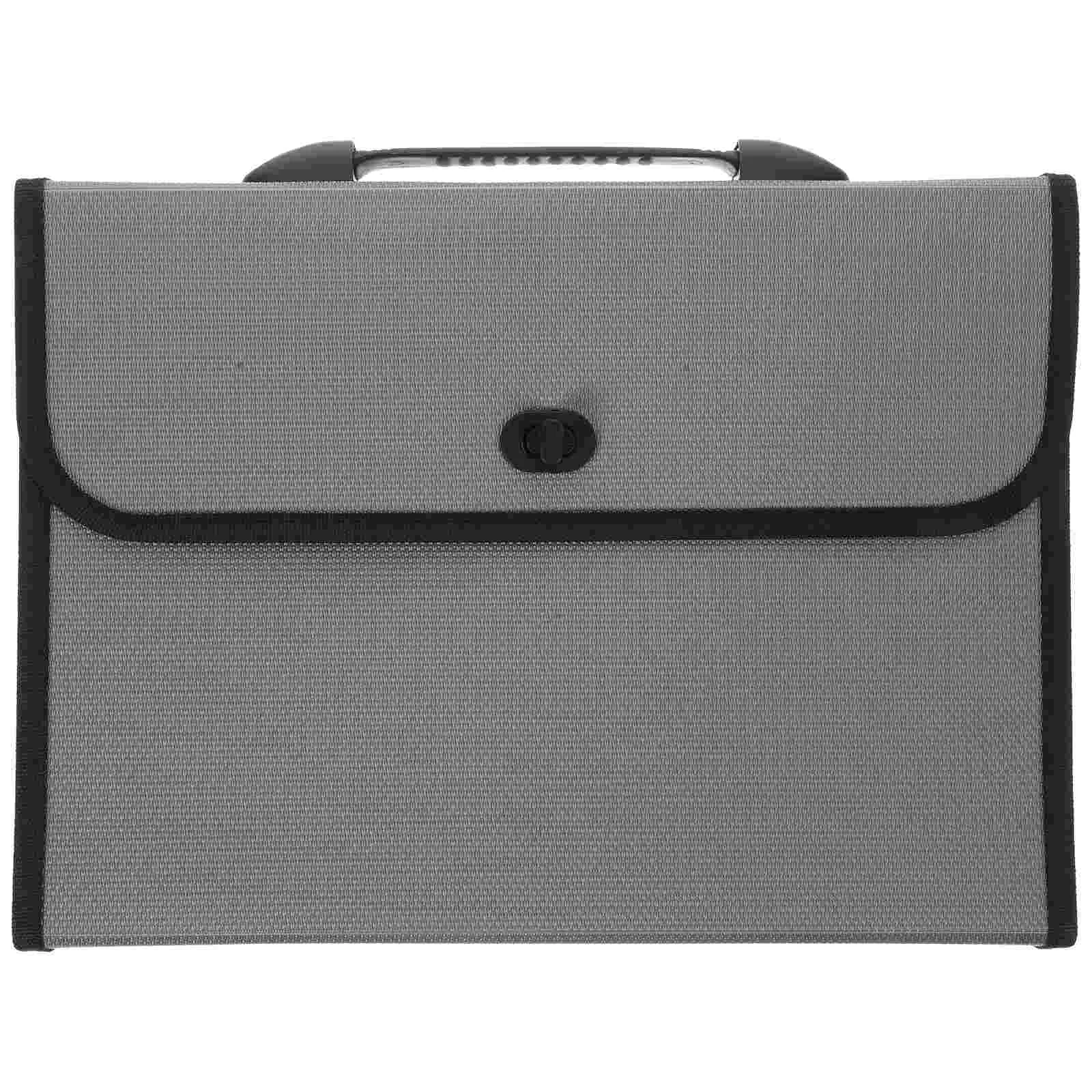 

1 Set of Portable Document Folder Colored Documents File Folder Office Bill File Organizer