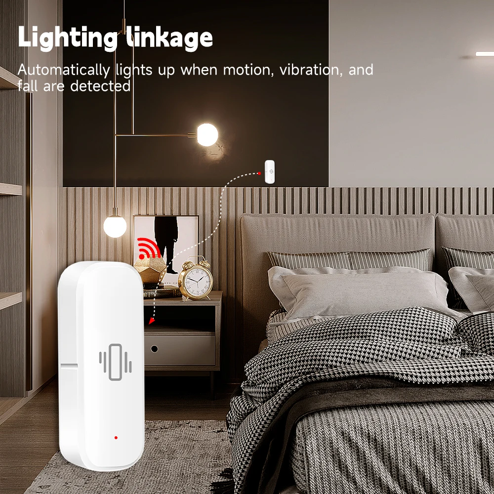 Tuya Zigbee Smart Vibration Sensor Erkennung Smart Life APP  Benachrichtigung Echtzeit Monitor Schock Alarm Geschichte Rekord -  AliExpress 44