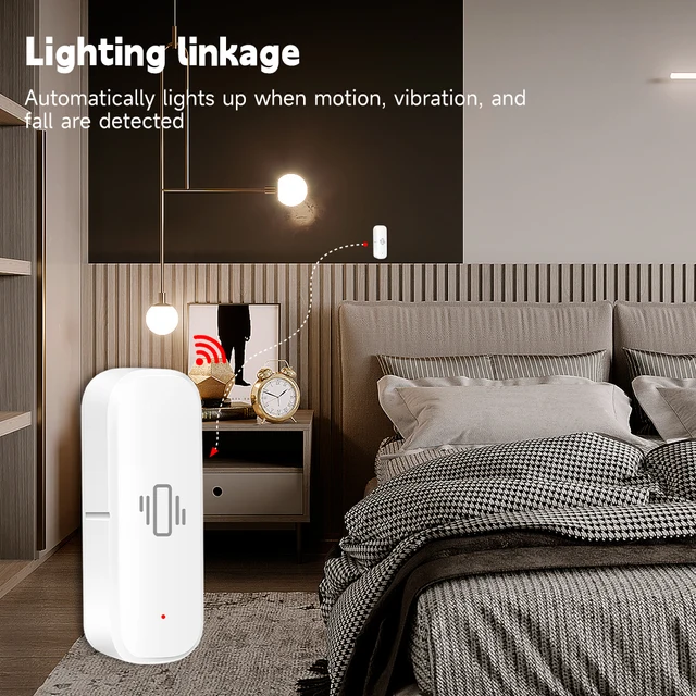 실시간 안보와 편리함을 위한 Tuya Zigbee 진동 센서