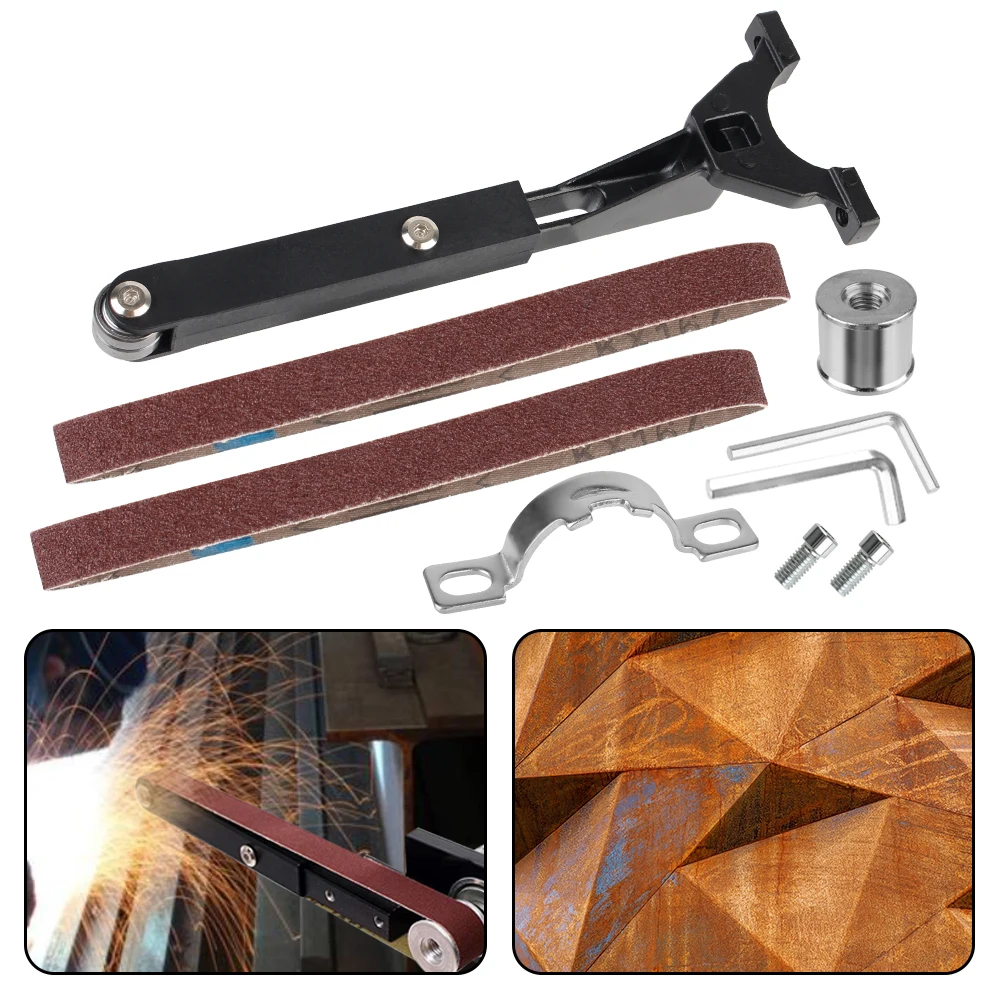 Tool Accessories Trimming Polishing Sanding Belt Machine Electric Drill Conversion Angle Grinder Metals Handle Holder Adapter