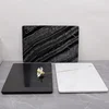 Modern Simplicity Natural Marble Flat Tray Circular Square Cosmetic Jewelry Storage Photography Props Display Ornaments 3