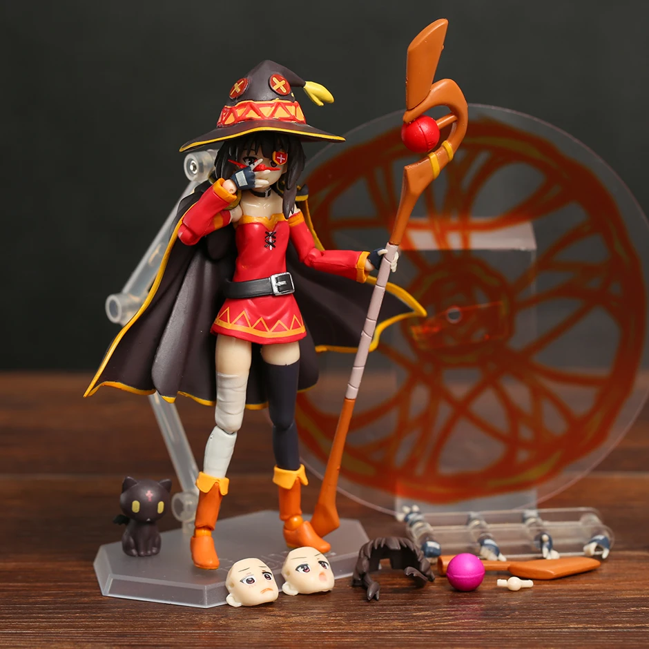 

Figma 407 Megumin Bless This Wonderful World2 PVC Action Figure Collection PVC Model Figurine Toy For Xmas Gift