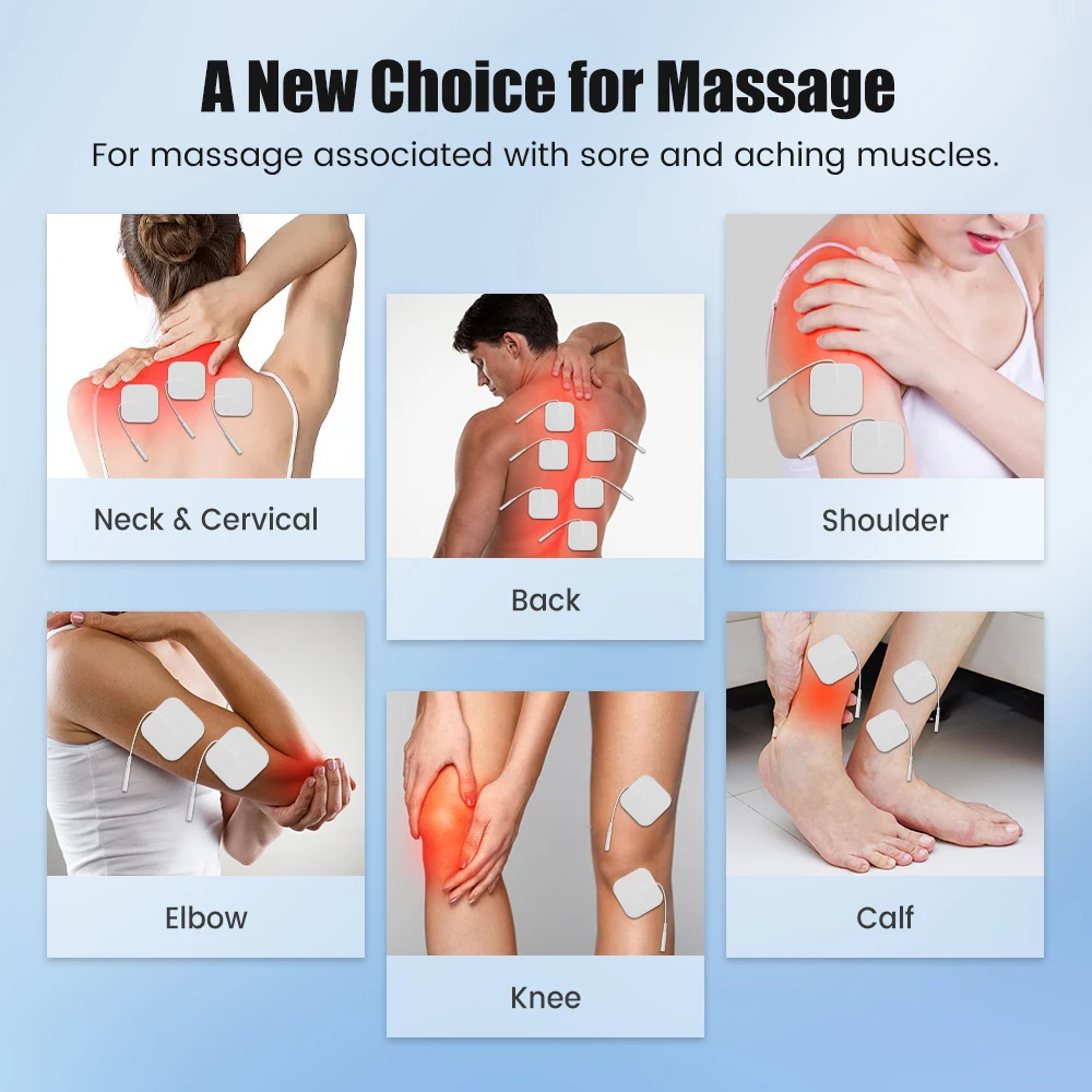 EMS TENS Unit Machine EMS Electric Muscle Therapy Stimulator Physiotherapy Pulse Electric Massage Device Back Body Neck Massager