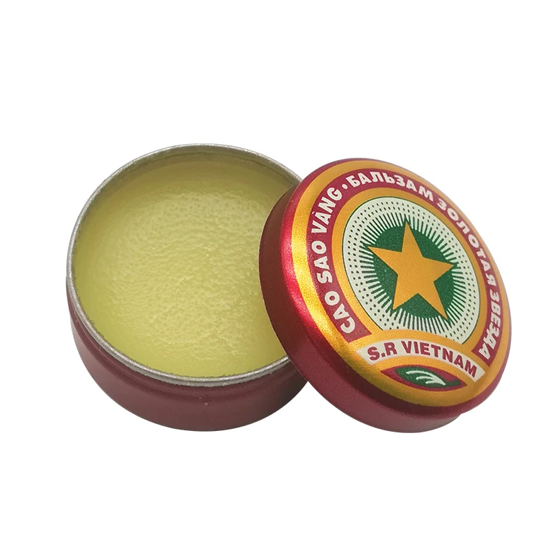 4 Grams Vietnamese Jinta Tiger Ointment Headache Dizziness Insect Bites Heatstroke Essential Balm Medical Plaster