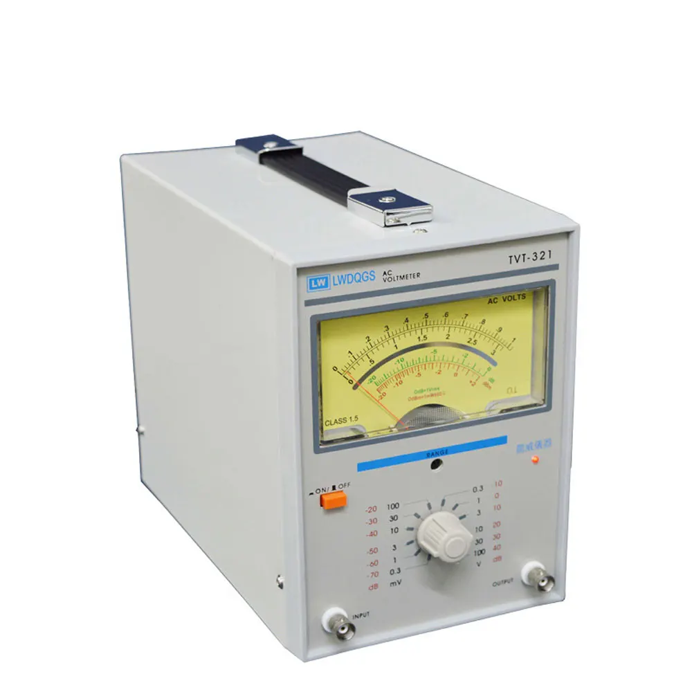 

Double Pointer Display High Precision AC Millivoltmeter Voltage Measuring Instruments Measure Frequency 5Hz ～500KHz : ± 3%