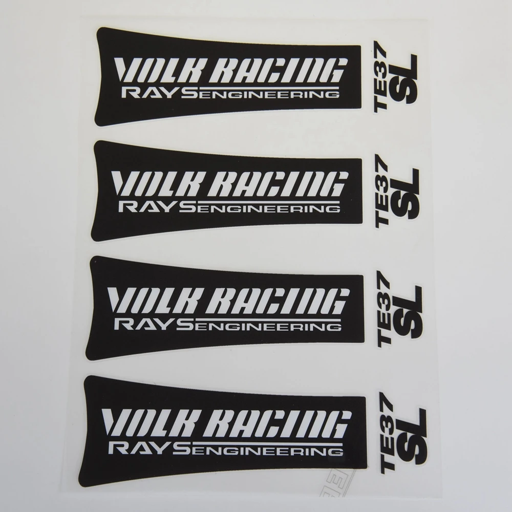 RAYS レイズ　TE37SL ホイール　ステッカー 新品　4個セット RAYS RAYS/レイズ メンテナンスステッカー VOLK RACING TE37SAGA