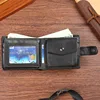 PU Leather Mens Wallet Premium Product Wallets for Man Short Black Walet Portefeuille Homme Short Purses 3