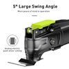 500W Electric Multifunction Oscillating Tool Electric Trimmer Saw Variable Speed with Accessories Home Decoration Renovate 5° 4