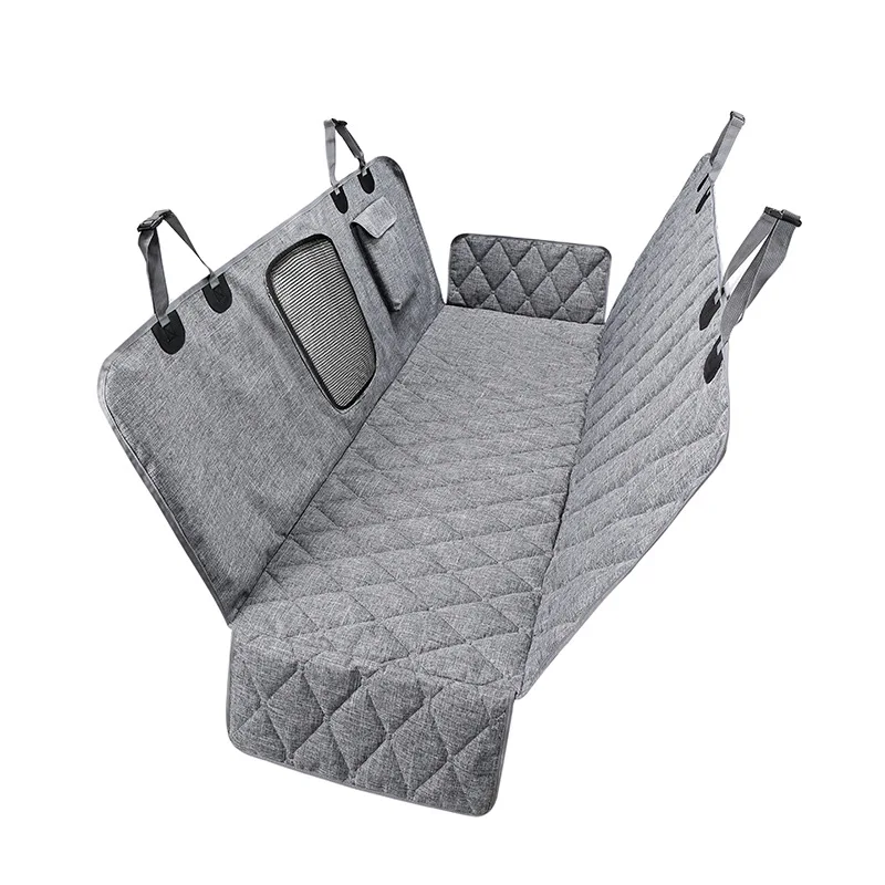 Waterproof Pet Car Seat Cover for Back Seat Non-Slip Universal Fit Dog Car Mat Durable Nylon Protects Vehicle from Mess