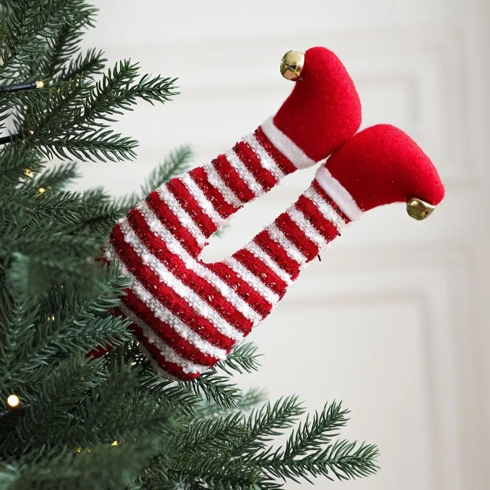 Christmas Elf Legs Doll Cloth Decorations