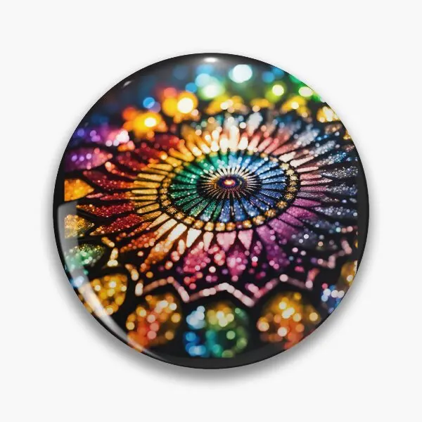 

Glittery Rainbow Coloured Stained Glass Soft Button Pin Fashion Cute Cartoon Lover Women Brooch Collar Lapel Pin Hat Clothes