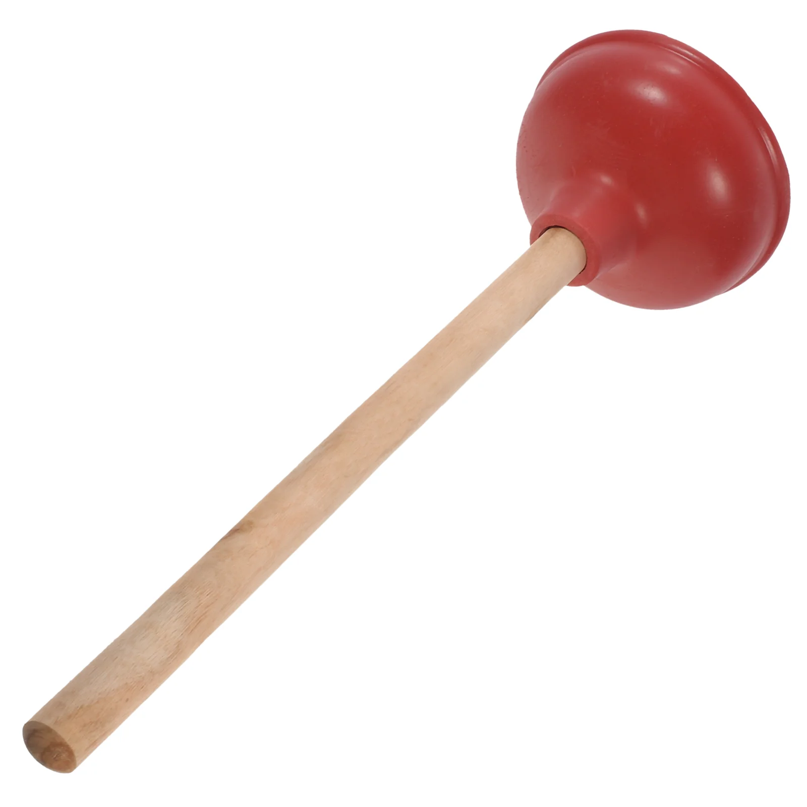 

Powerful Bathroom Plunger Wood Handle Plunger Portable Toilet Plunger Heavy Duty Plunger