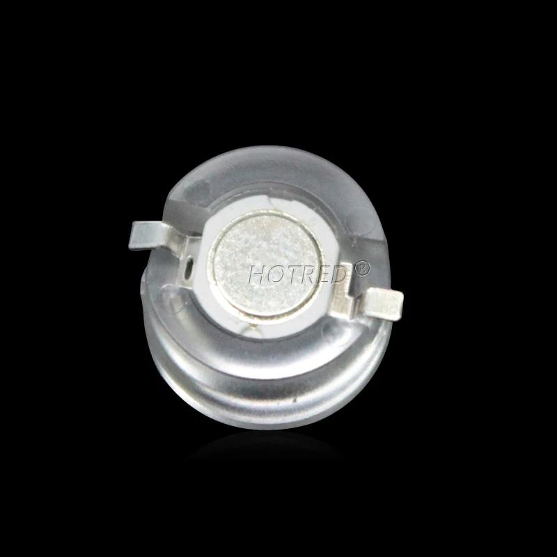 Optical LED Lens 13mm 1W 3W 5W High Power Chip Reflector IR Plant Light Free Holder 15 30 45 60 90 100 Degree Convex Lens