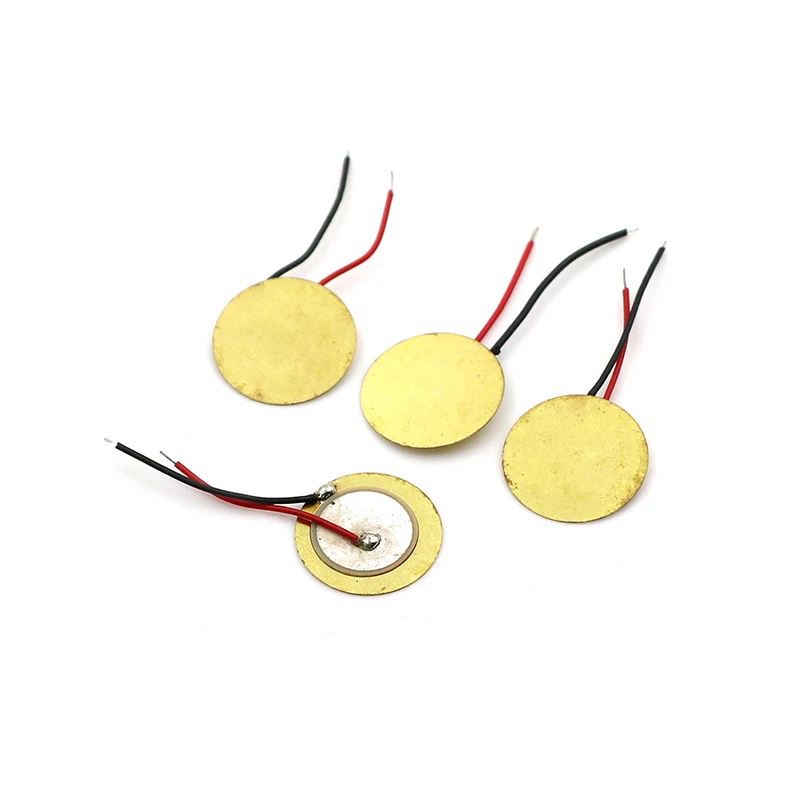 Piezoelectric Piezo Ceramic Wafer Plate Dia 15mm For Buzzer Loudspeaker 10 Pcs
