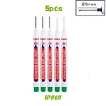 5pcs green