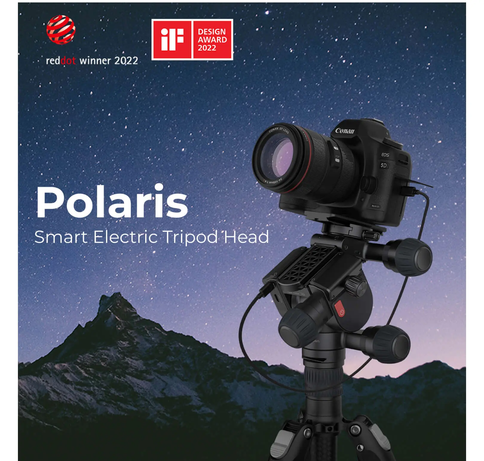 BENROPolarisSmartElectricTripodHeadRemoteControllerWireless