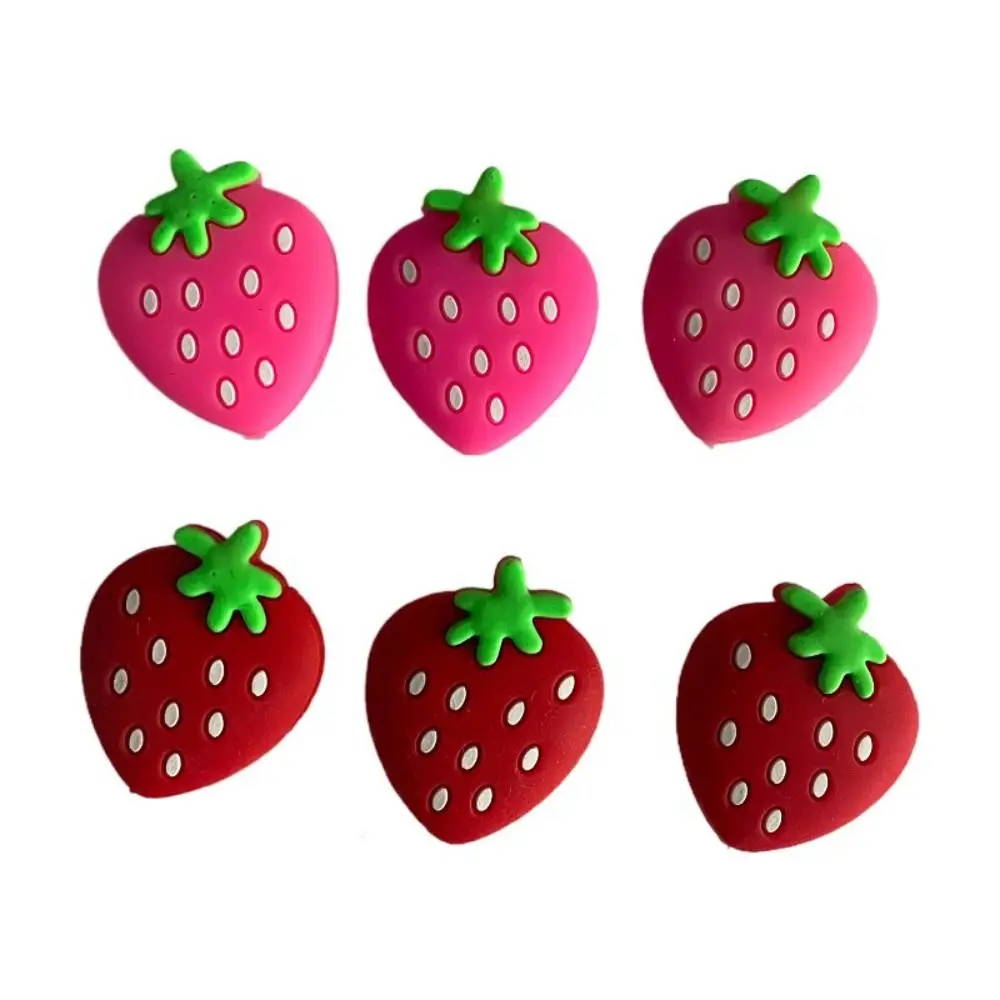 Silicone Strawberry Tennis Racket Vibration Dampeners - Shockproof Sports Accessory