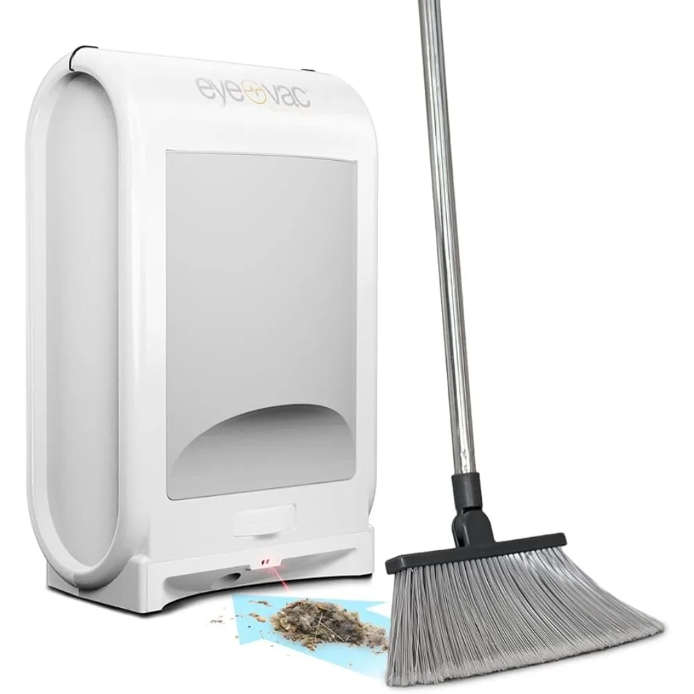 

EyeVac Pro Touchless Vacuum Automatic Dustpan - Ultra Fast & Powerful - Great for Sweeping Salon Pet Hair Food Dirt Kitchen