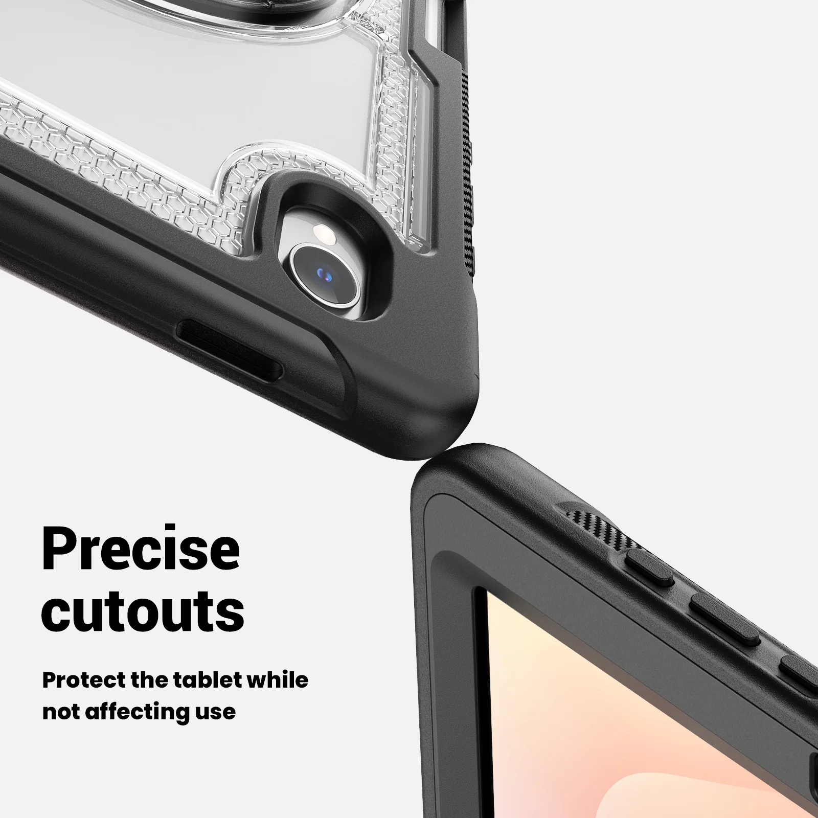 Shockproof Safe Hybrid Stand Tablet Cover