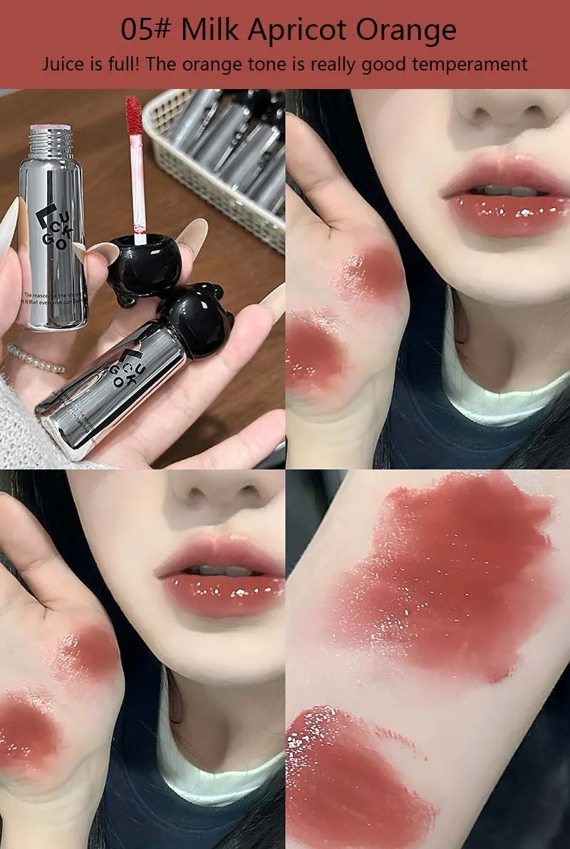 Schwarzer Spiegel Lip Glaze Feuchtigkeitsspendender Lip Tint_voghion.com