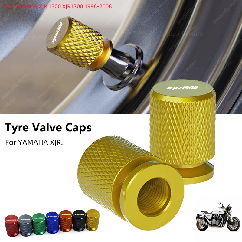 

XJR1300 Motorcycle Tire Valve Air Port Stem Cover Cap Plug CNC Accessories For YAMAHA XJR 1300 XJR1300 1998-2008