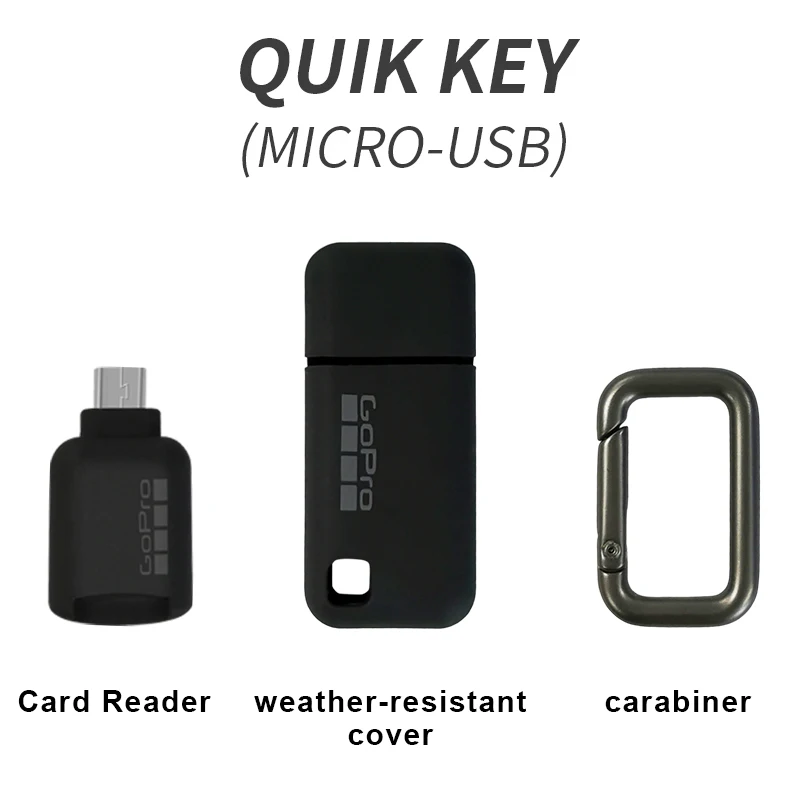 GoPro Quik Key microSD Card Reader (USB Type-C)
