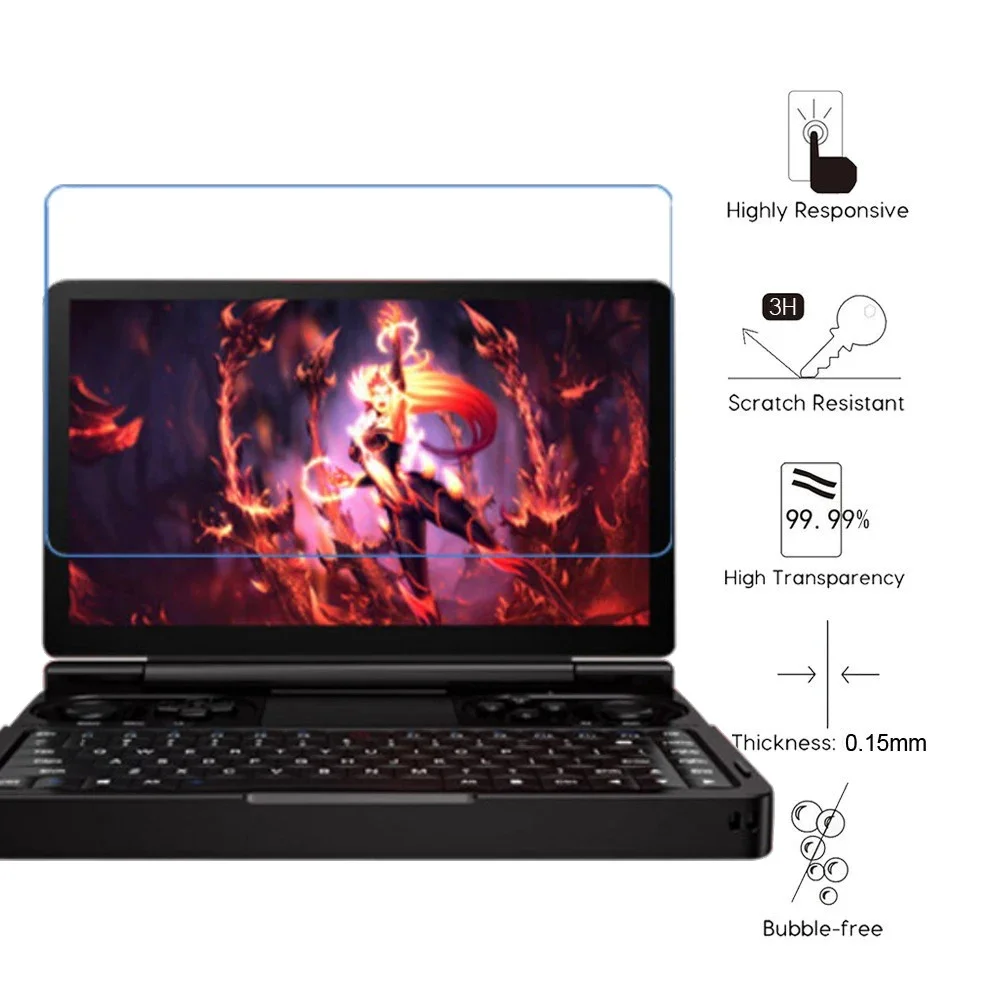 Filme Protetor de Tela para Gpd Win Mini Luz Anti-azul Anti-risco Claro Anti-reflexo Fosco 2023 - Imagem 5