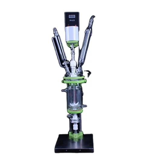 

Customizable Single Double Layer Chemical Lab Glass Reactor/reaction Vessel/mixing Reactor Reaction Kettle Stainless Steel GG-17