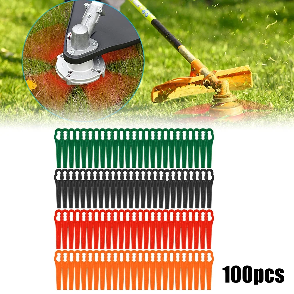 Einhell 무선 잔디 트리머용 내구성 있고 신뢰할 수 있는 교체 블레이드, BG CT 18 Li RG CT 18/1 Li GE CT 18Li, 100 개