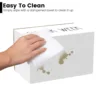 Cotton Pads Storage Box Wood Tampon Container Cotton Swab Holder Cosmetic Organizer Case with Lid Bathroom Organizer Dispenser 5
