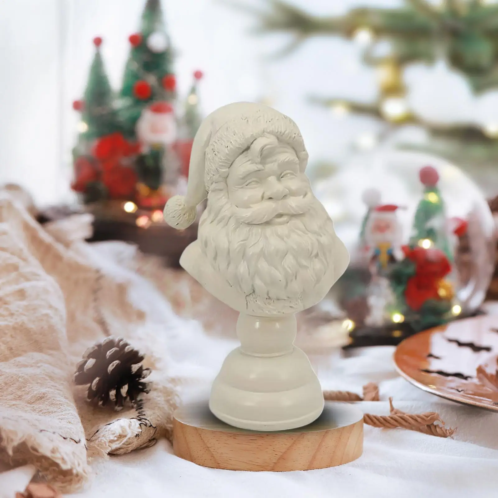 1pcs Christmas Figurines Crafts Sculpture Christmas Resin Statue for Dorm Living Room Bedroom Party Winter Festival decorations