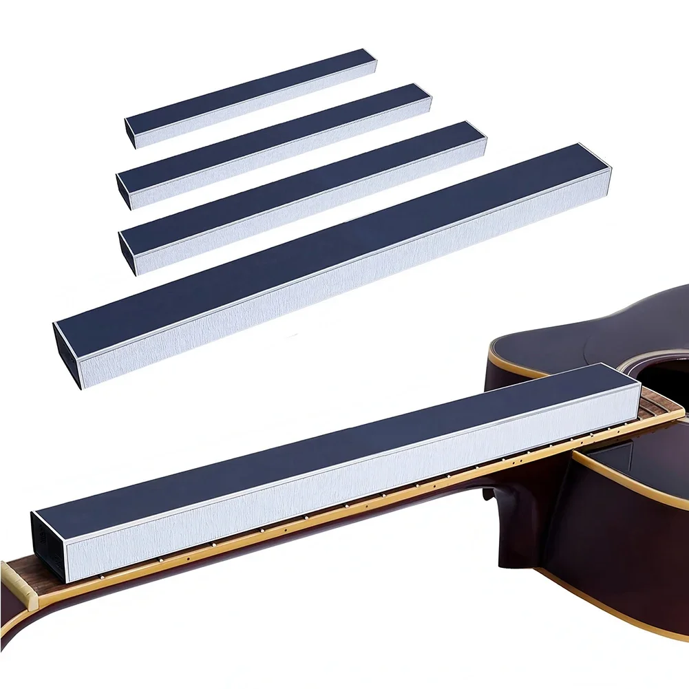 Guitar Fret Sanding Leveler Beam Aluminum Beam Sandpaper Guitar Leveler Leveling File Tool Luthier Tool Accessories 4 Sizes